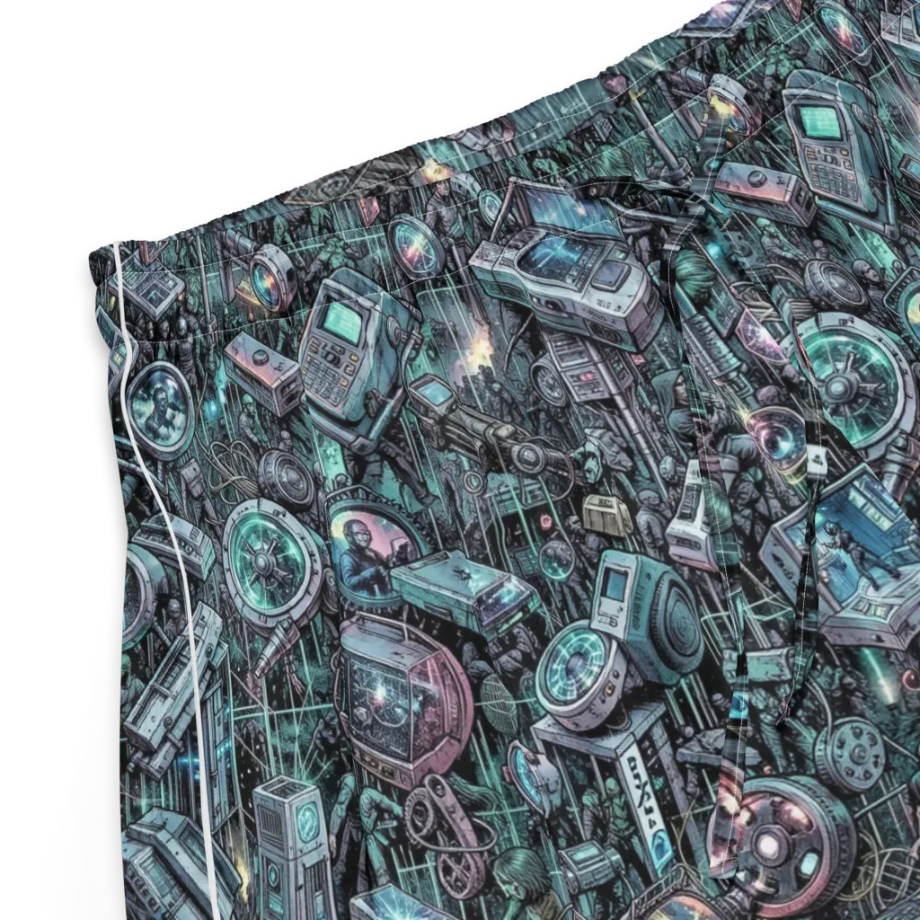 Machine Orchard on Women's Pajama Shorts — Product details
