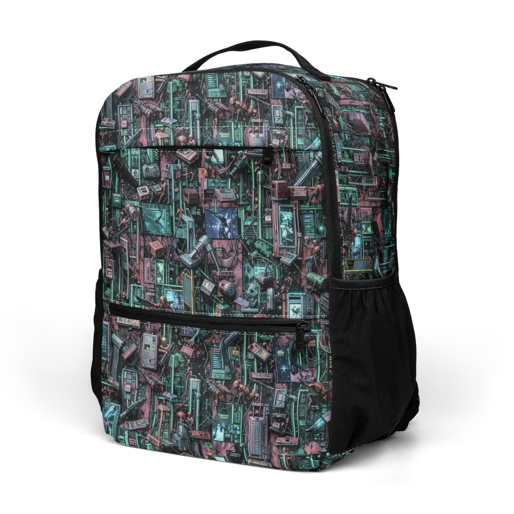 Circuit Coven on Utility Backpack — Left Front
