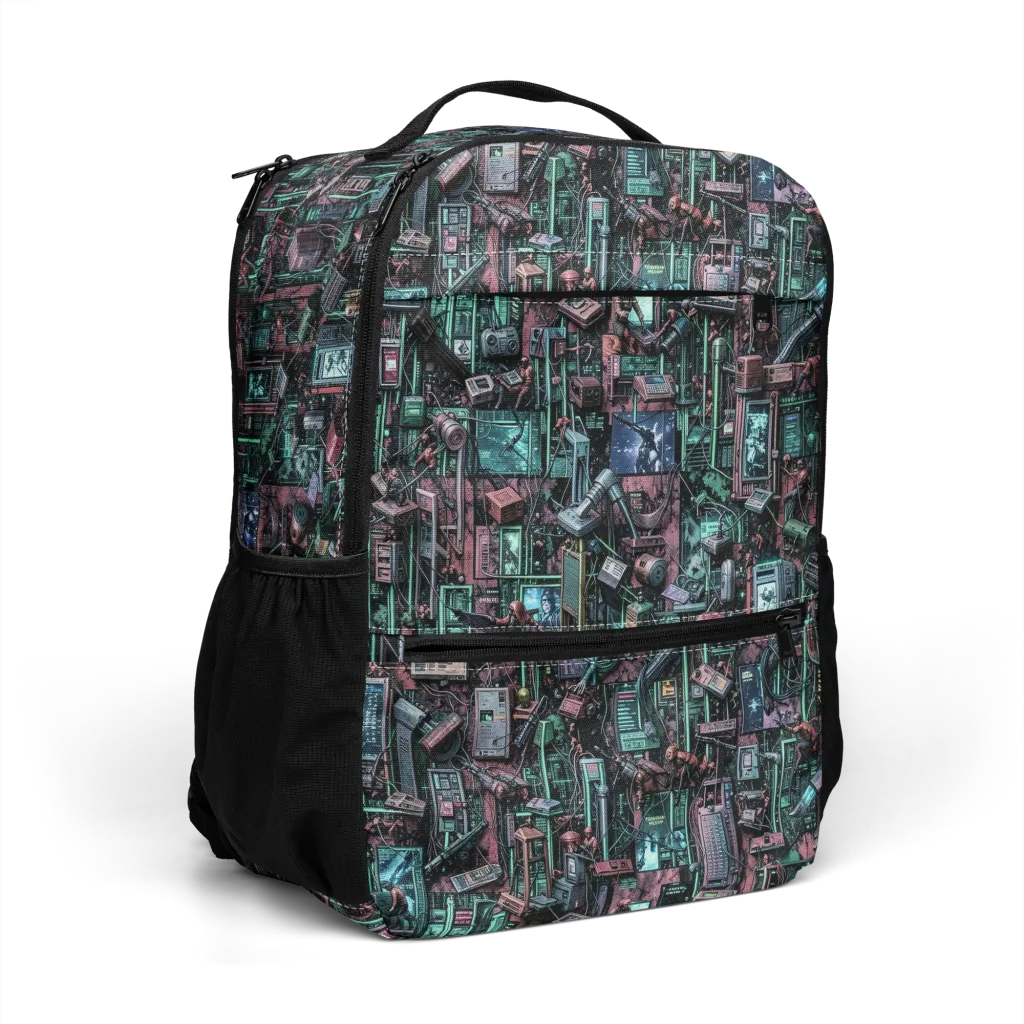 Circuit Coven on Utility Backpack — Right Front