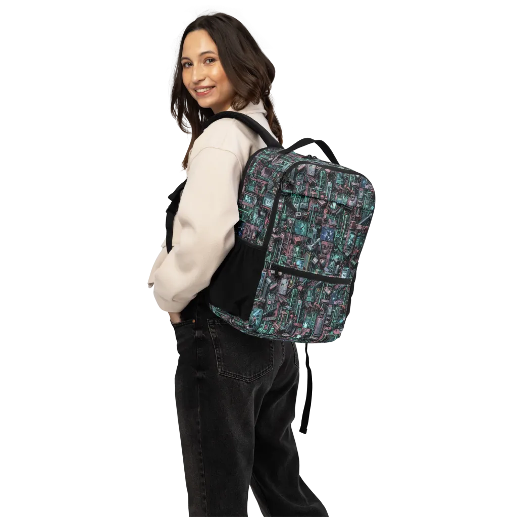 Circuit Coven on Utility Backpack — Back