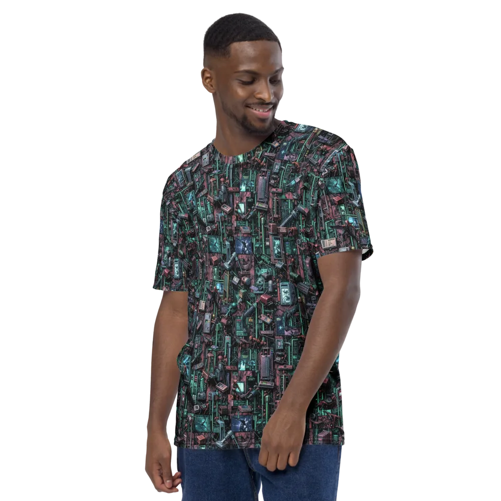 Circuit Coven on Men's Crew Neck T-Shirt — Left
