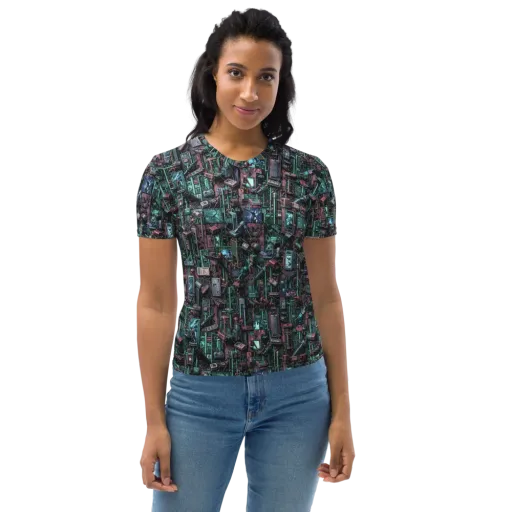Circuit Coven on a Women's Crew Neck T-Shirt