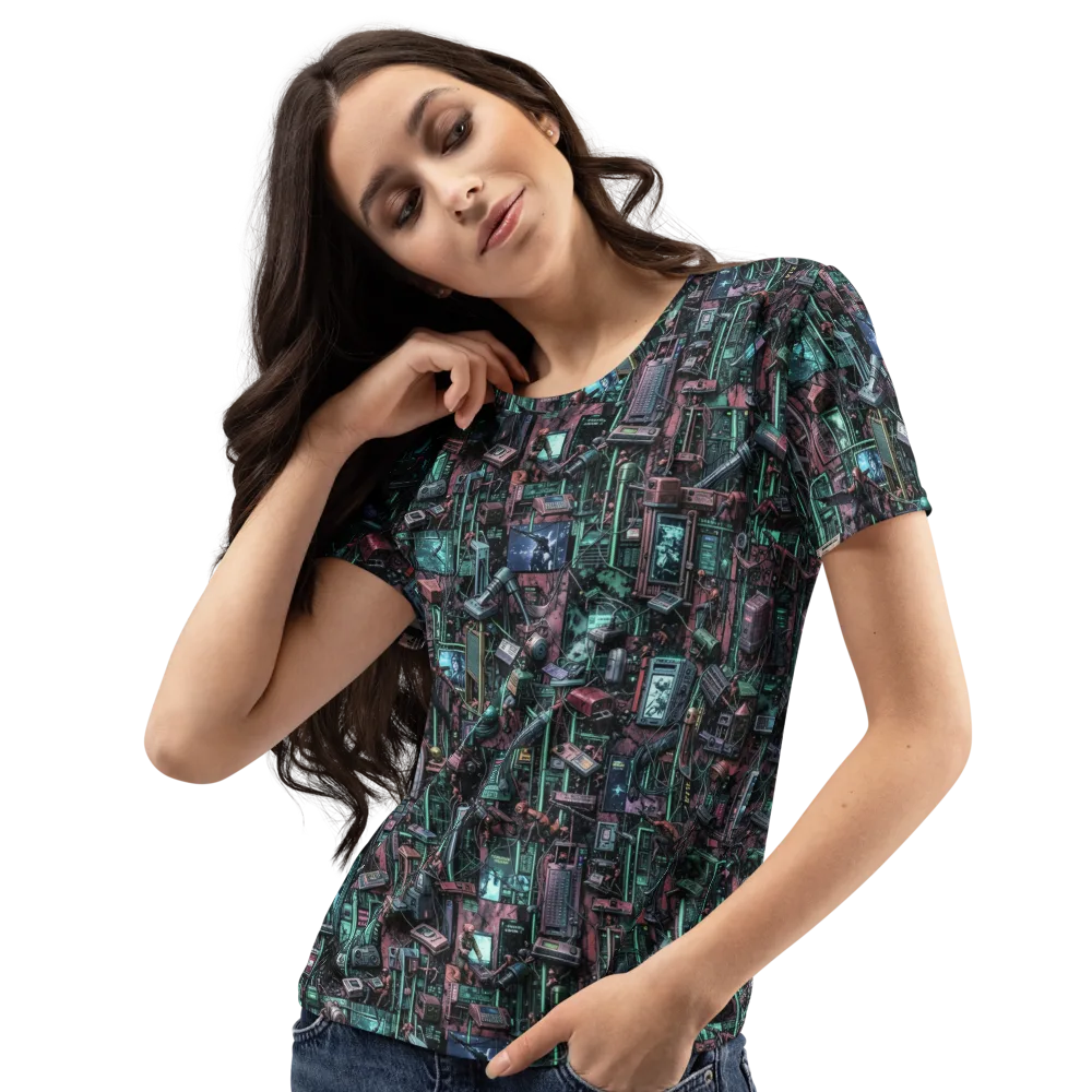 Circuit Coven on Women's Crew Neck T-Shirt — Left Front