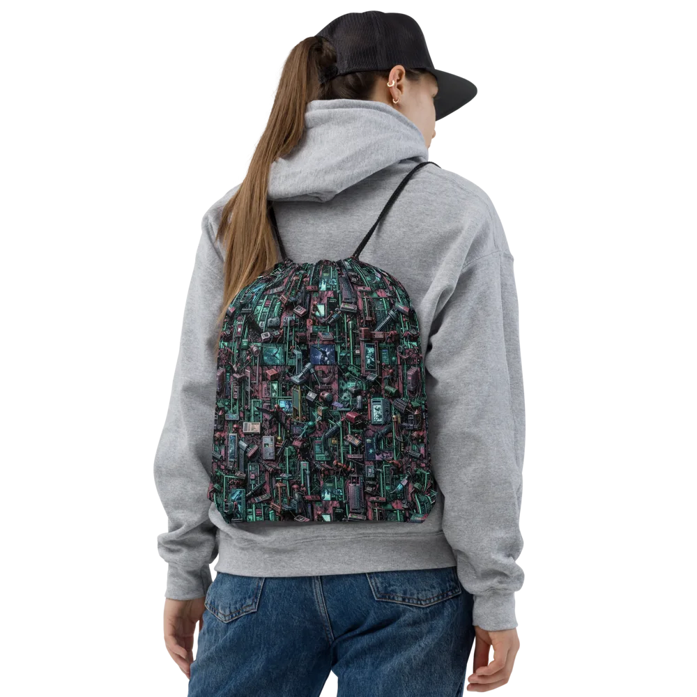 Circuit Coven on Drawstring Bag — Front