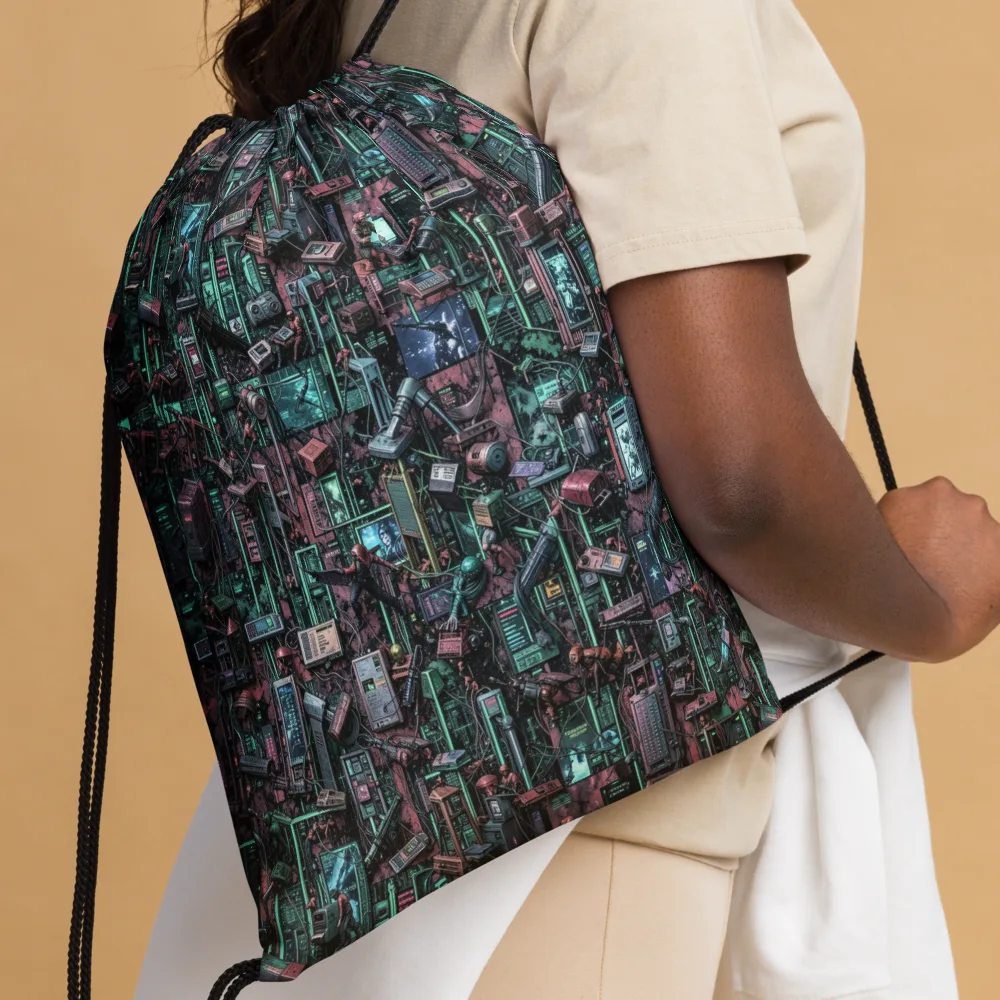 Circuit Coven on Drawstring Bag — Front