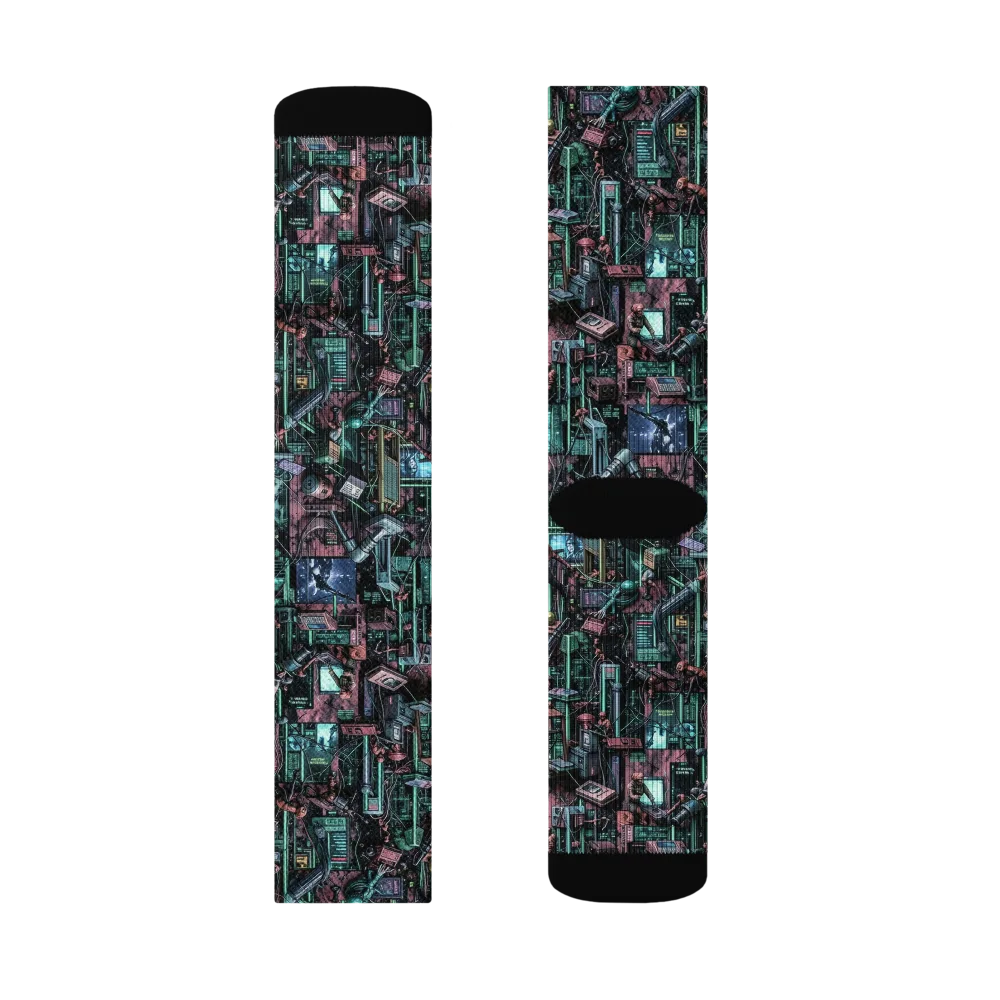 Circuit Coven on Socks — Left Sock