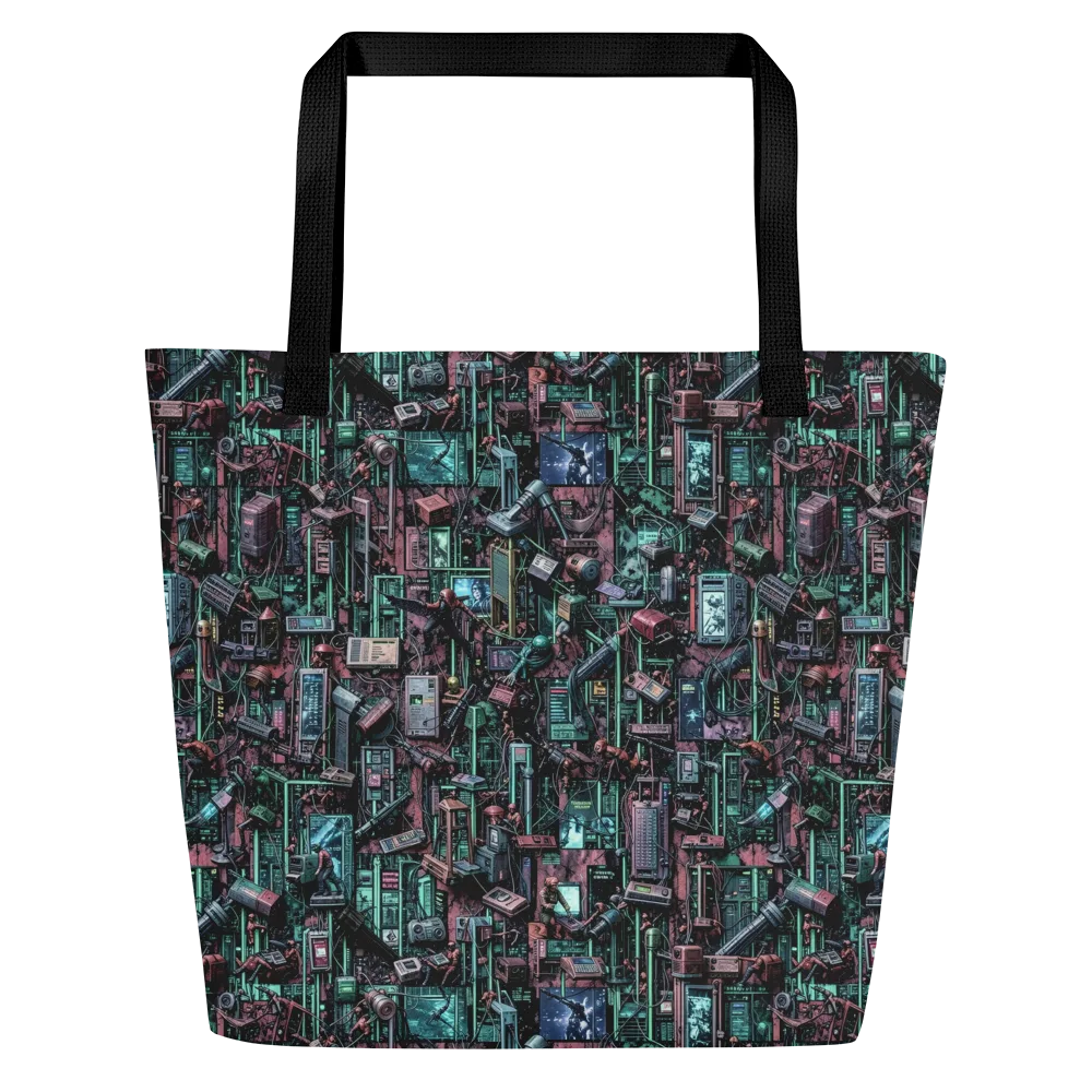 Circuit Coven on Large Tote Bag W/ Pocket — Front