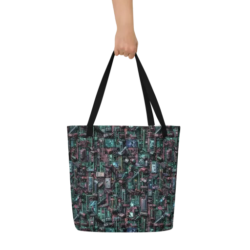 Circuit Coven on a Large Tote Bag W/ Pocket
