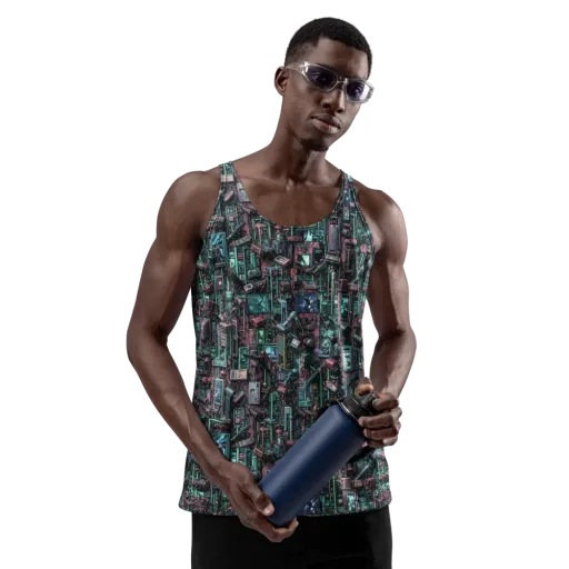 Circuit Coven on a Men's Tank Top