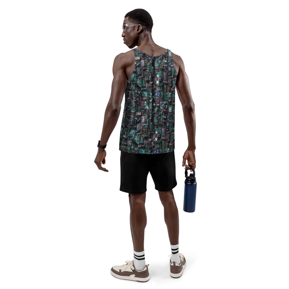 Circuit Coven on Men's Tank Top — Back