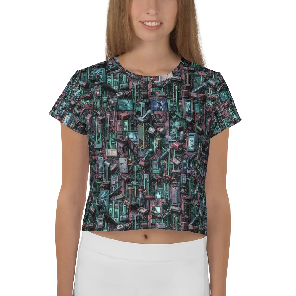 Circuit Coven on Crop Tee — Front