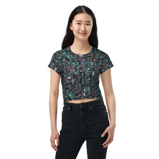 Circuit Coven on a Crop Tee