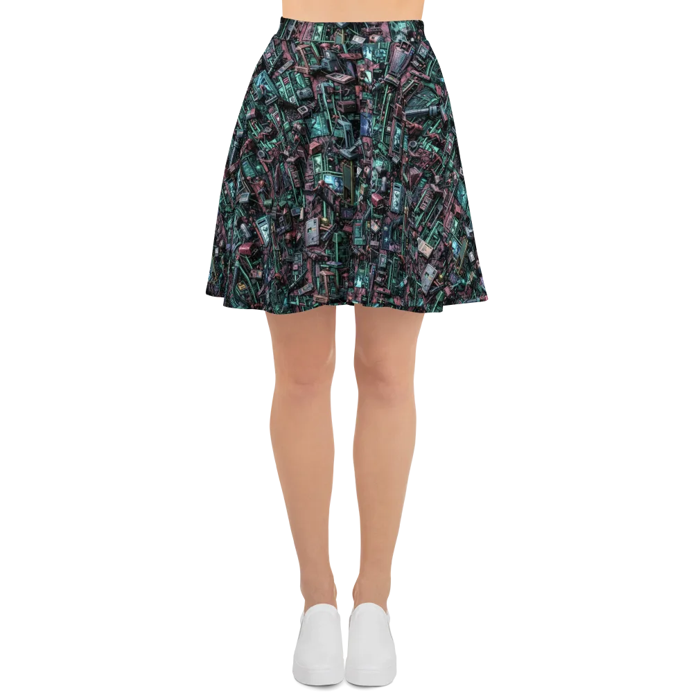 Circuit Coven on Skater Skirt — Front