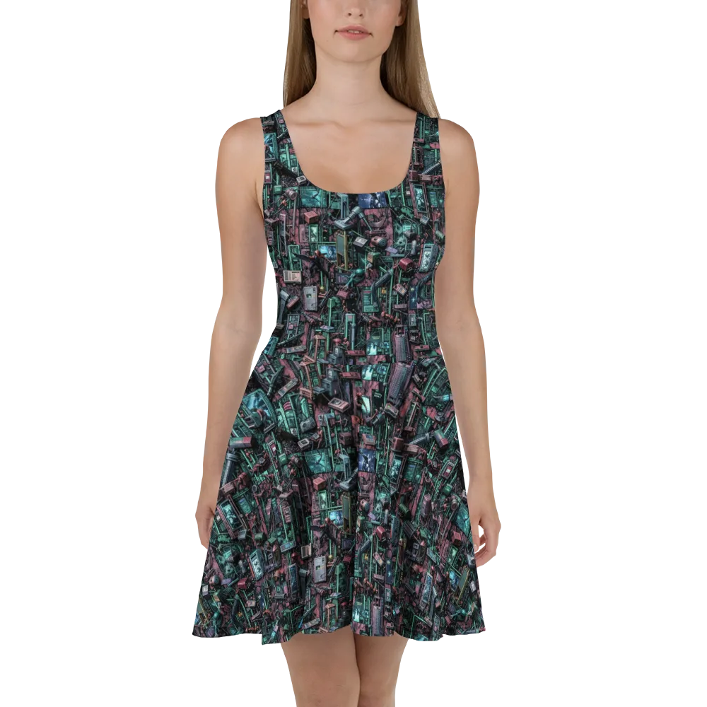 Circuit Coven on Skater Dress — Front