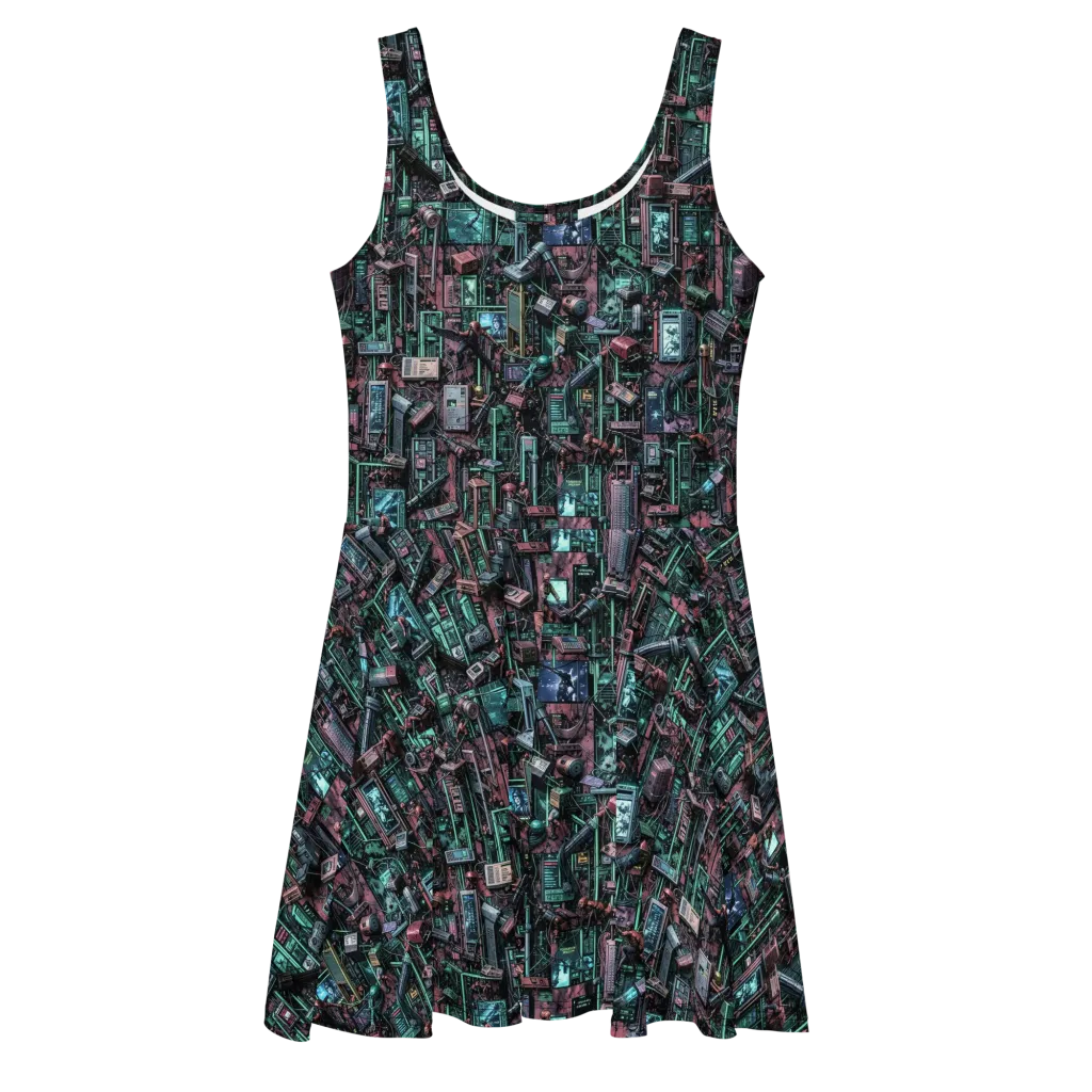 Circuit Coven on Skater Dress — Front