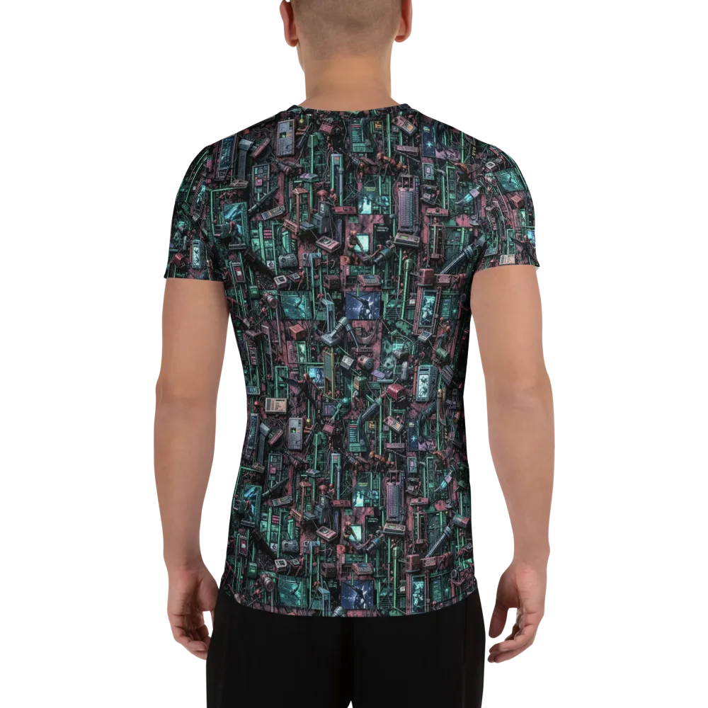 Circuit Coven on Men's Athletic T-Shirt — Back
