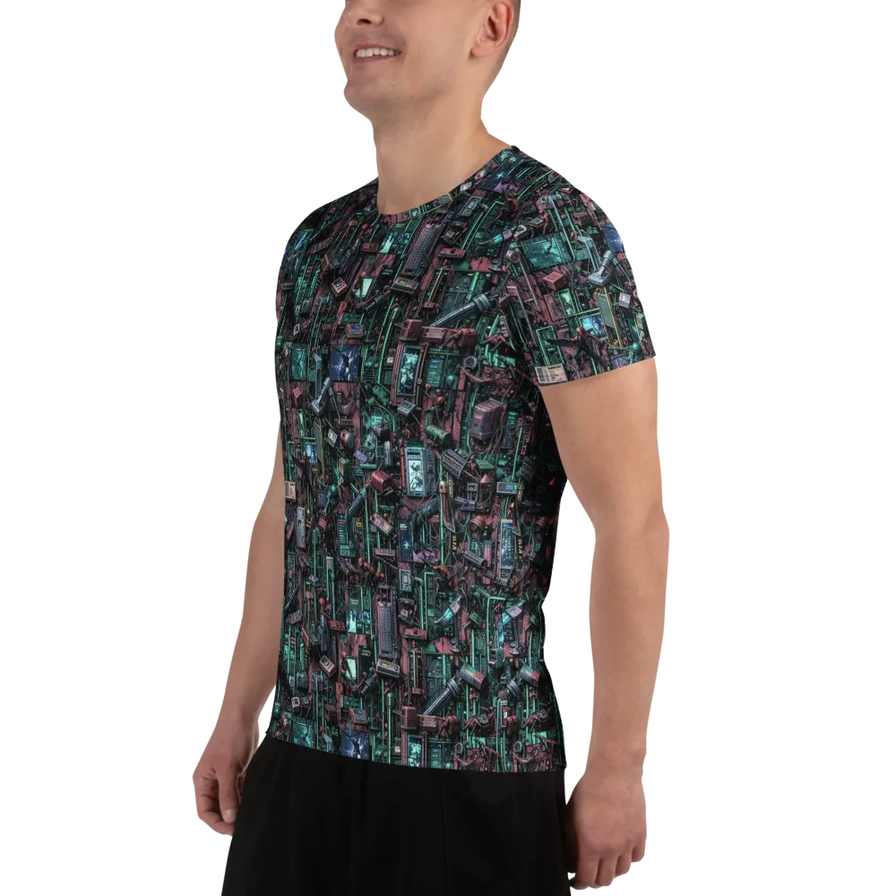 Circuit Coven on Men's Athletic T-Shirt — Left