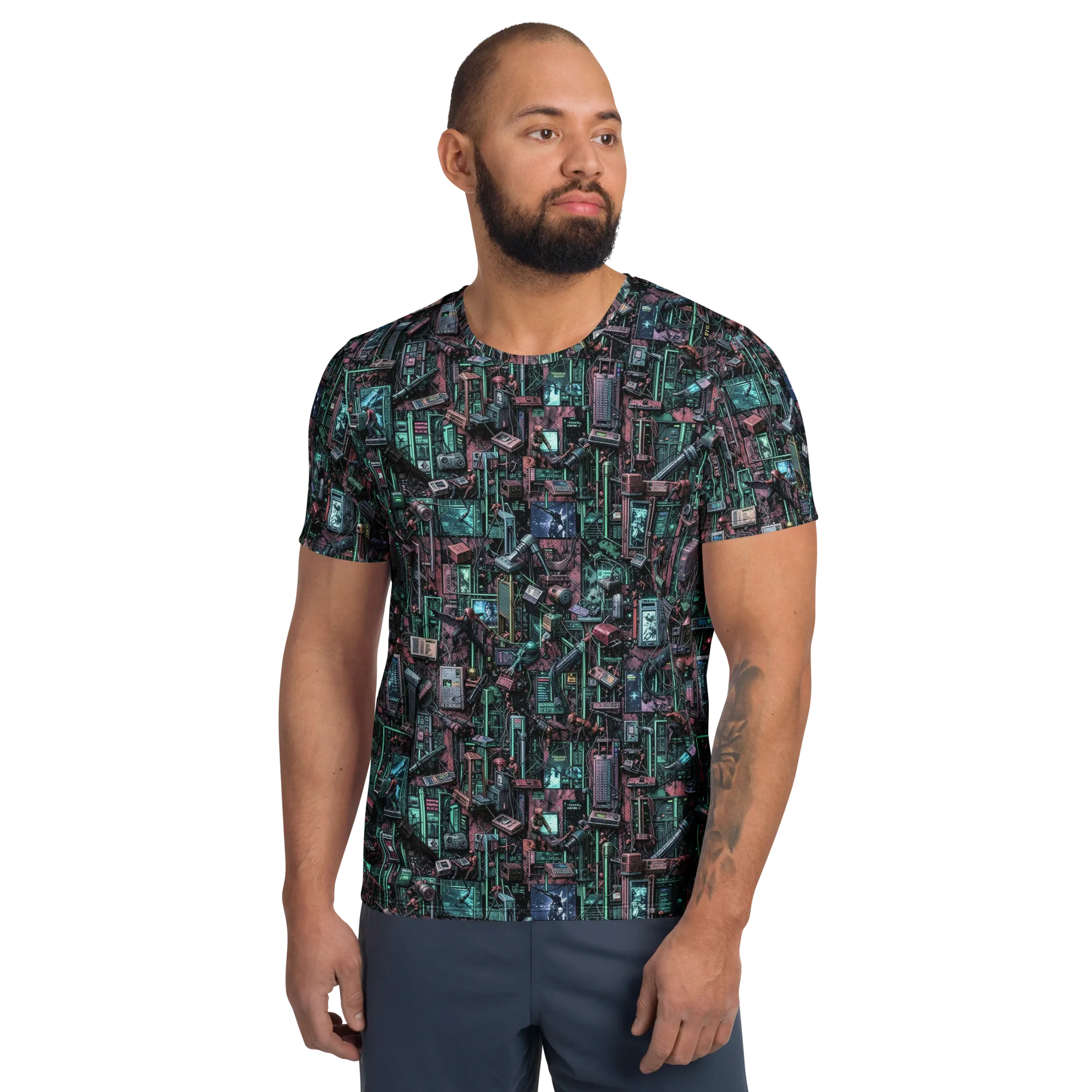 Circuit Coven on Men's Athletic T-Shirt — Front