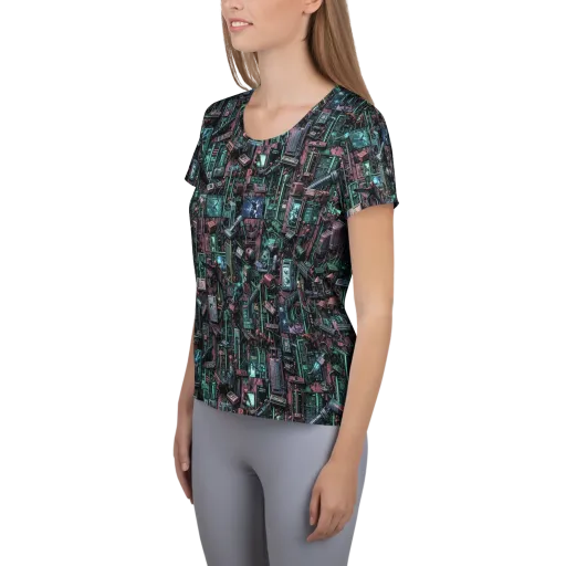 Circuit Coven on a Women's Athletic T-Shirt