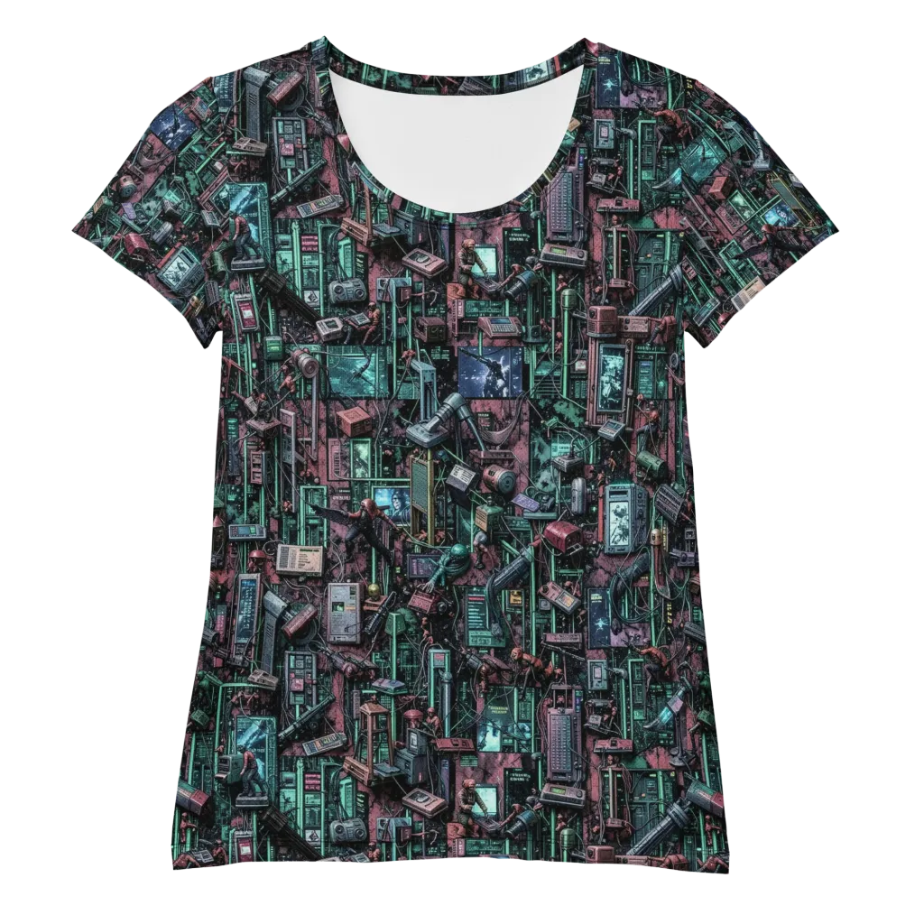 Circuit Coven on Women's Athletic T-Shirt — Front
