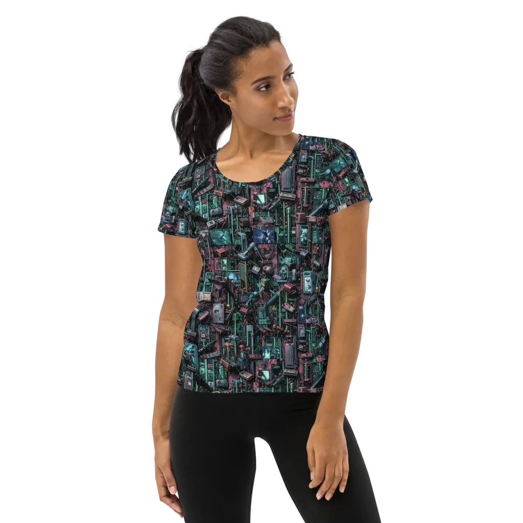 Circuit Coven on Women's Athletic T-Shirt — Front