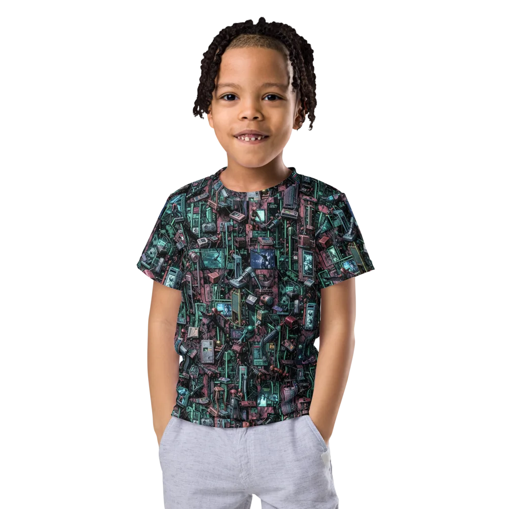 Circuit Coven on Kids Crew Neck T-Shirt — Front