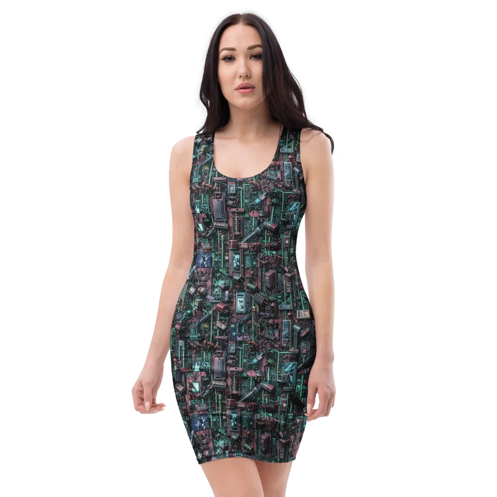 Circuit Coven on Bodycon Dress — Front