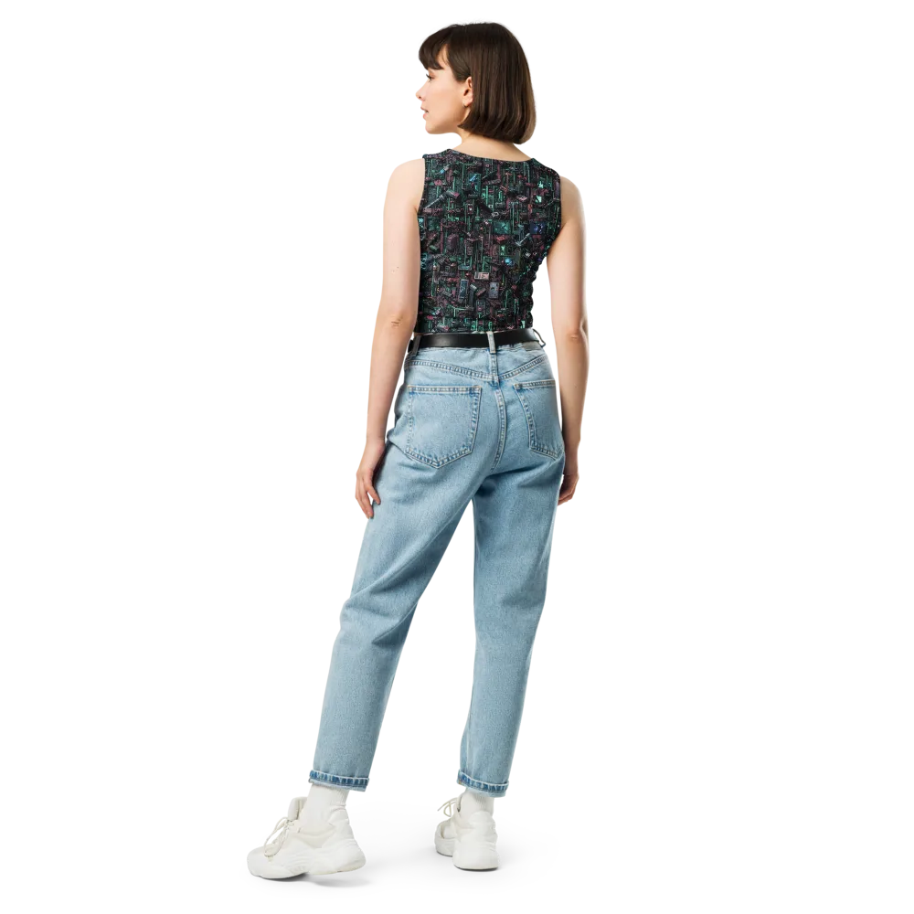 Circuit Coven on Crop Top — Back