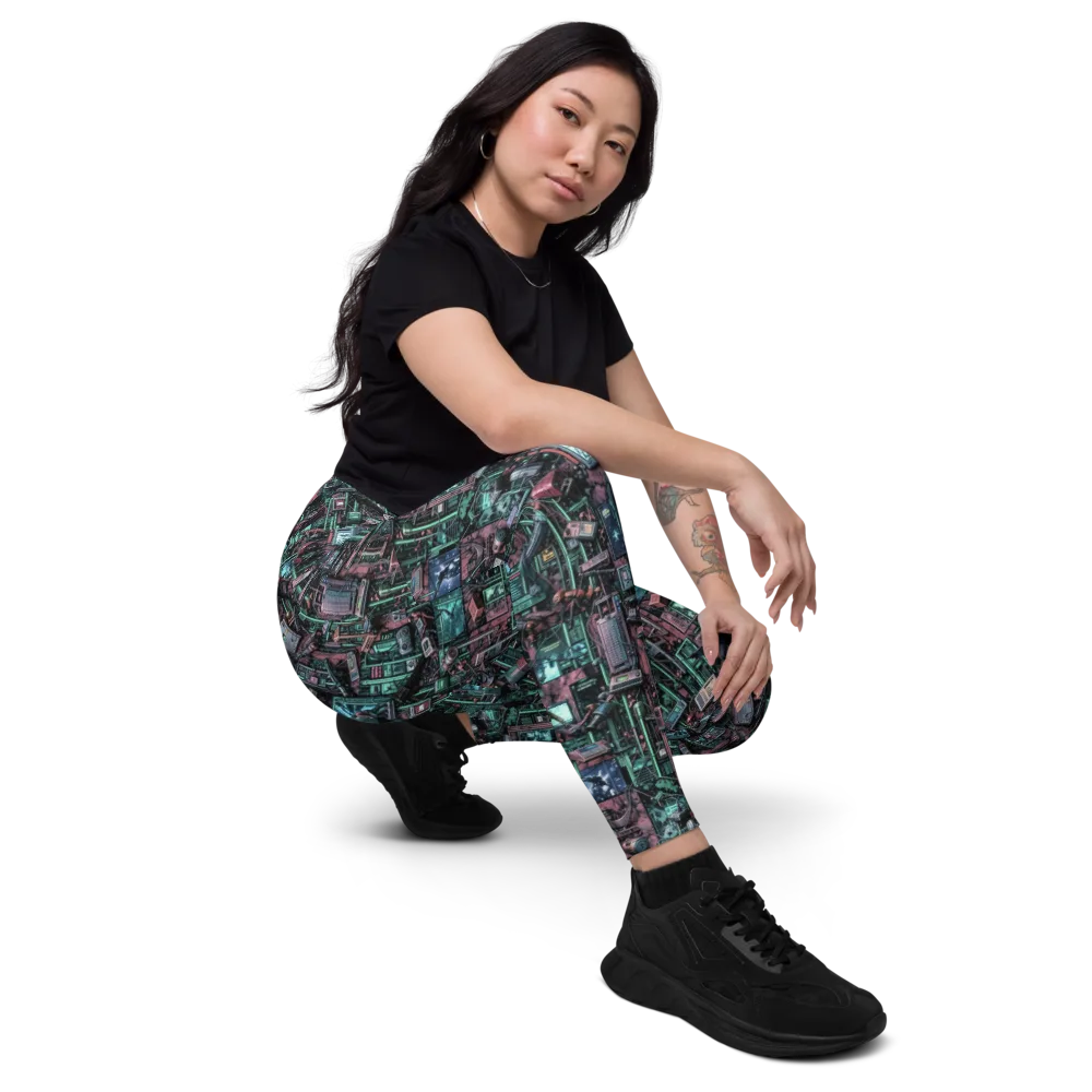 Circuit Coven on Leggings with Pockets — Right Front
