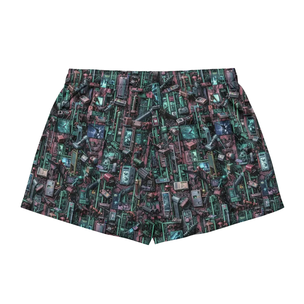 Circuit Coven on Women's Pajama Shorts — Back