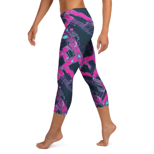 Pink Protocol on a Capri Leggings