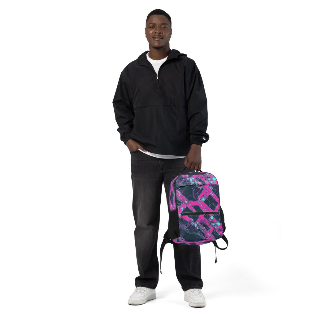 Pink Protocol on Utility Backpack — Front