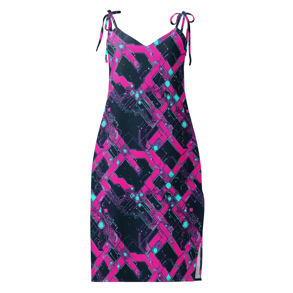 Pink Protocol on Slip Dress — Front