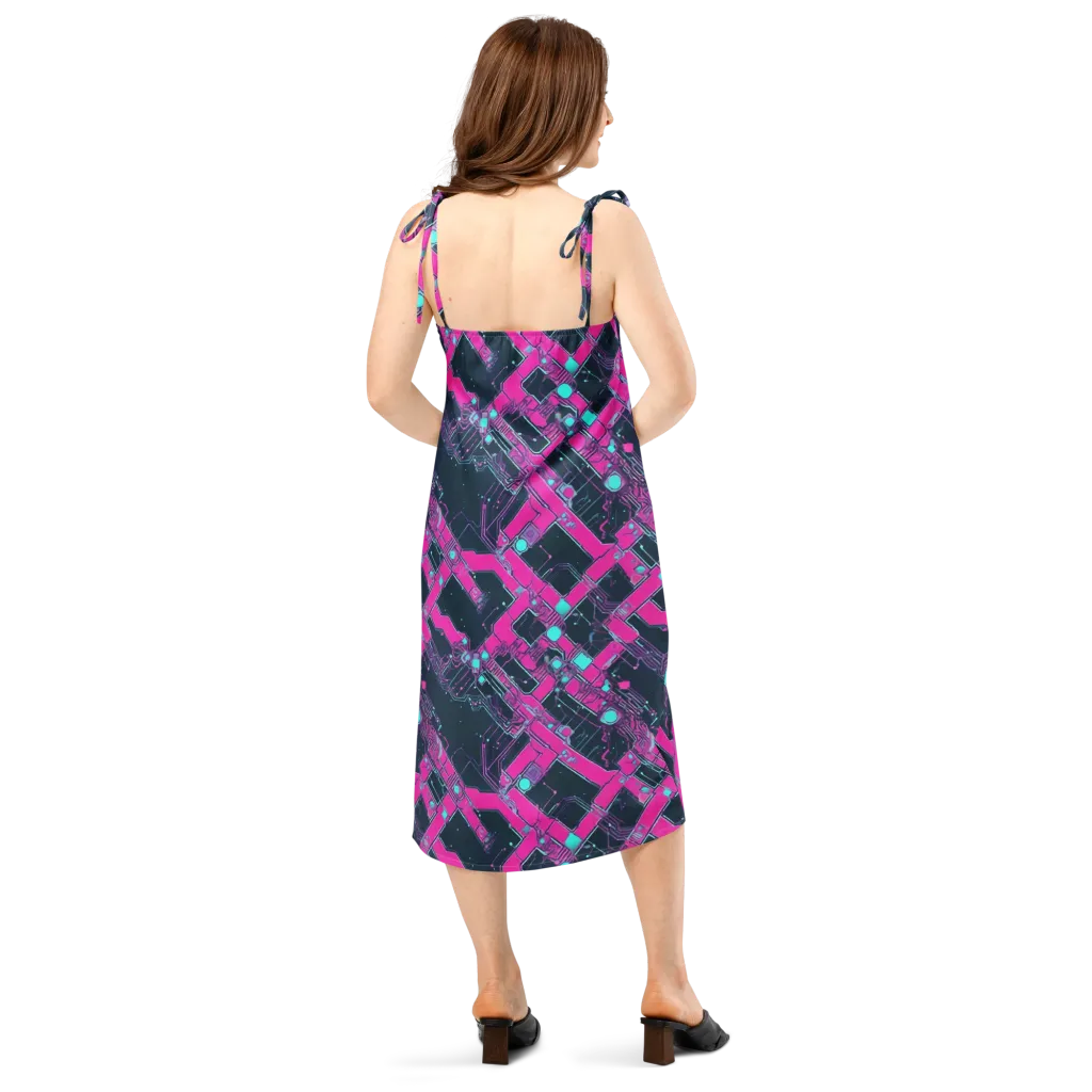 Pink Protocol on Slip Dress — Back
