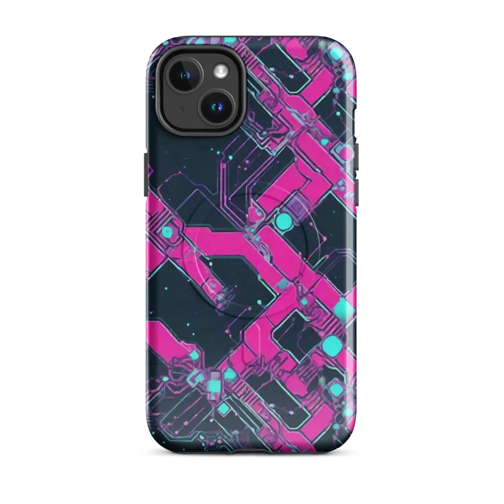 Pink Protocol on MagSafe Tough Case for iPhone® — Front