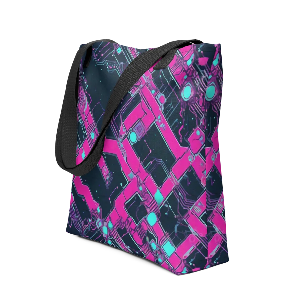 Pink Protocol on Tote Bag — Front