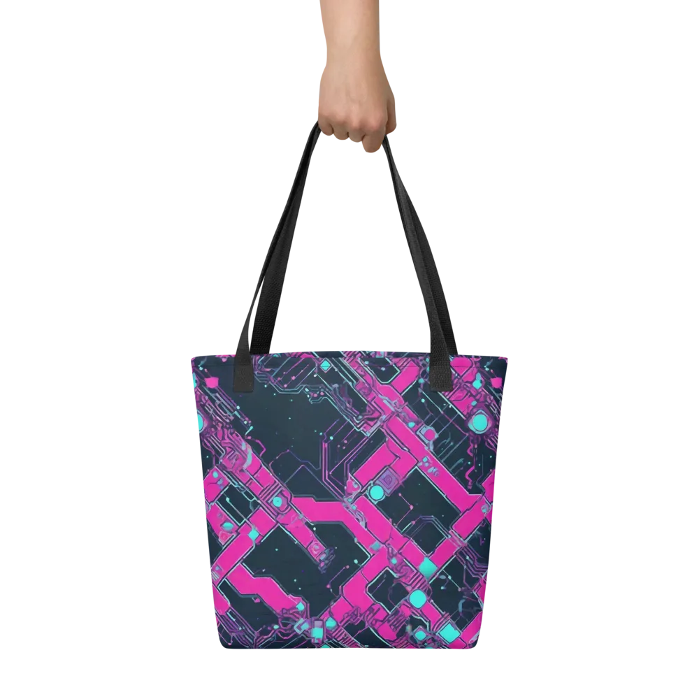 Pink Protocol on Tote Bag — Front