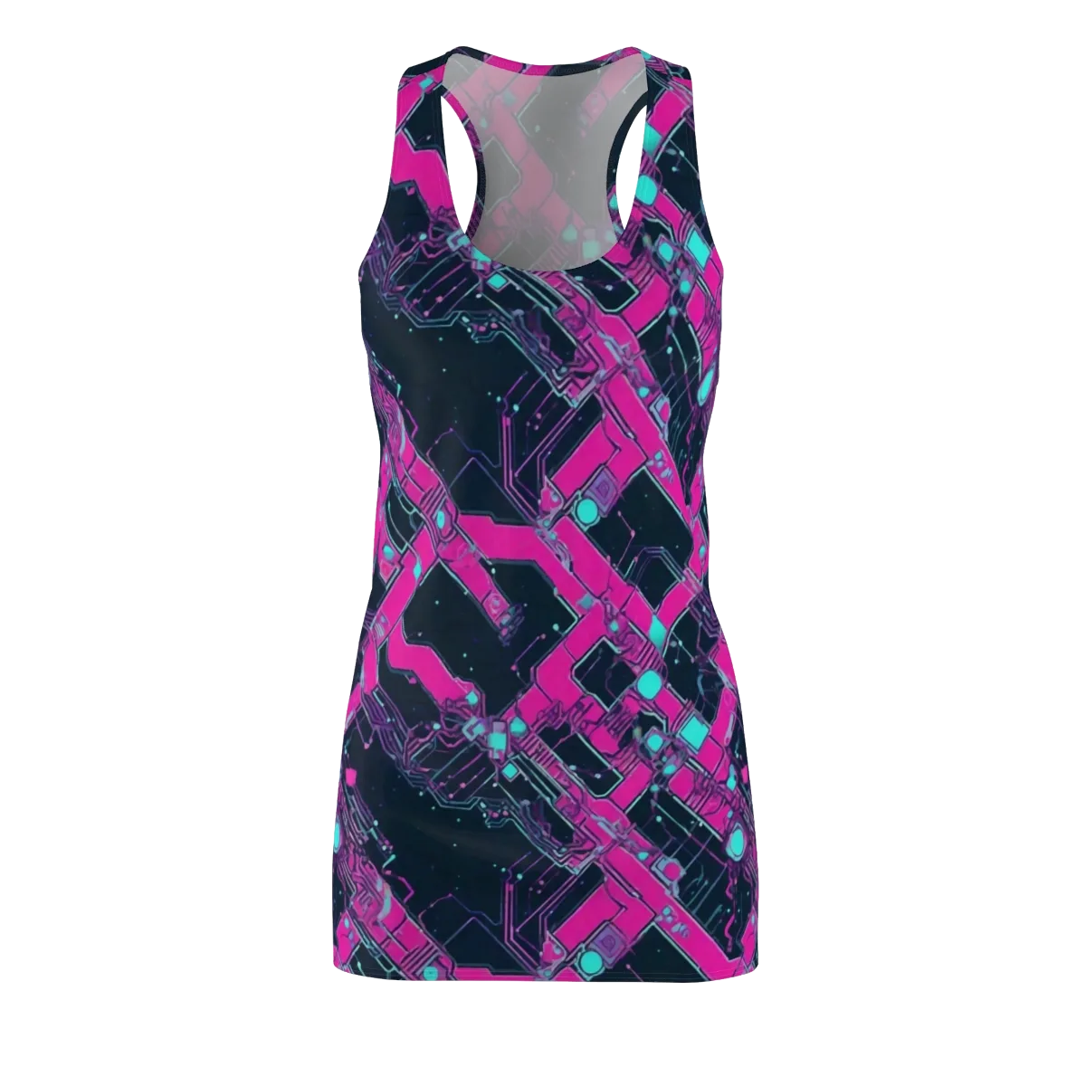 Pink Protocol on Racerback Dress — Front