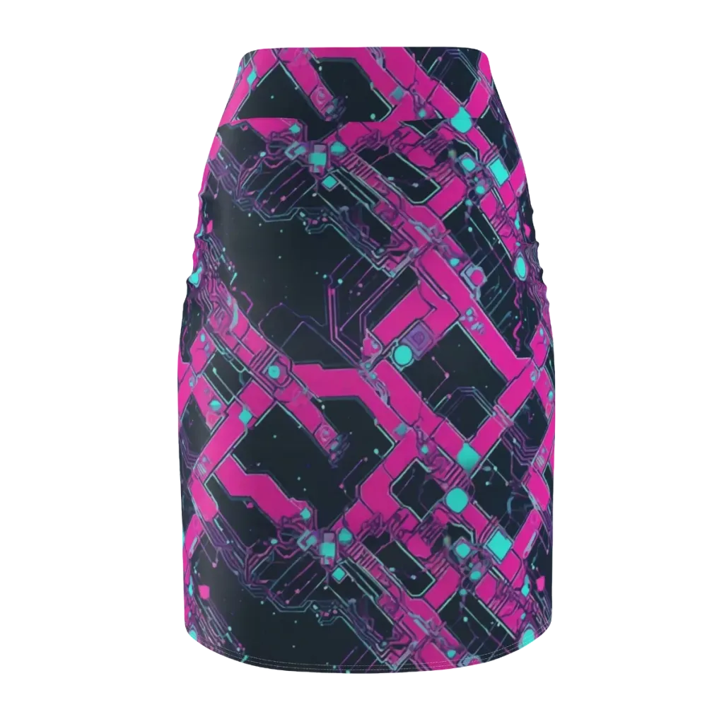 Pink Protocol on Pencil Skirt — Back