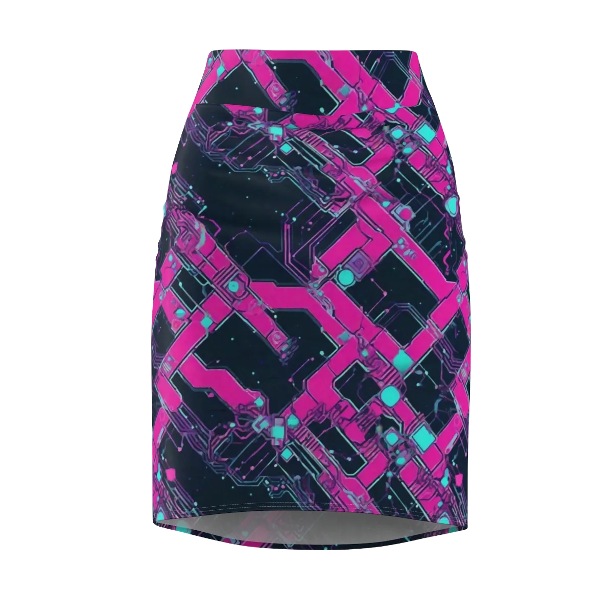 Pink Protocol on Pencil Skirt — Front