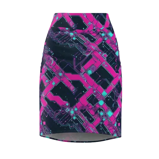 Pink Protocol on a Pencil Skirt