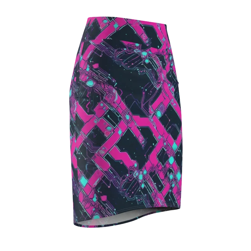Pink Protocol on Pencil Skirt — Front Side