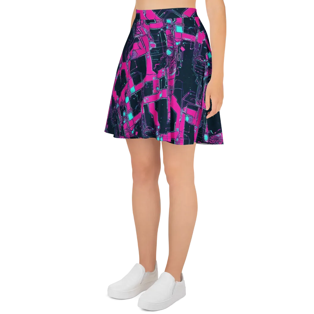Pink Protocol on Skater Skirt — Left