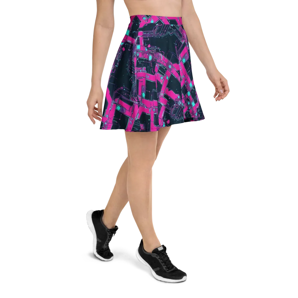 Pink Protocol on Skater Skirt — Right