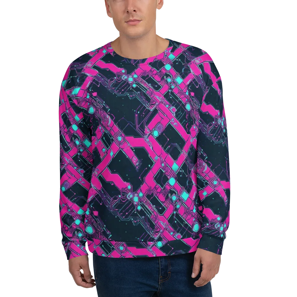 Pink Protocol on Sweatshirt — Front