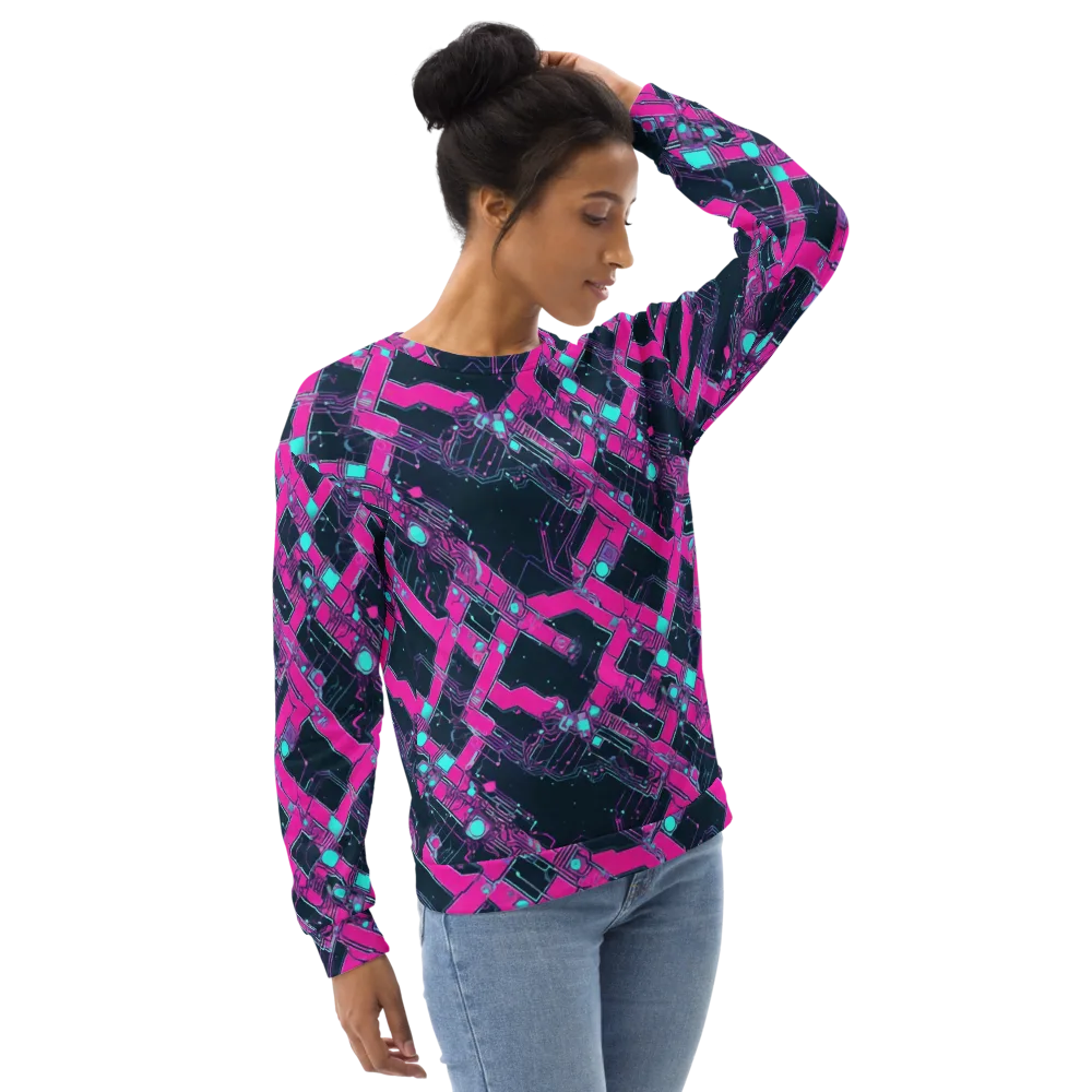 Pink Protocol on Sweatshirt — Right Front