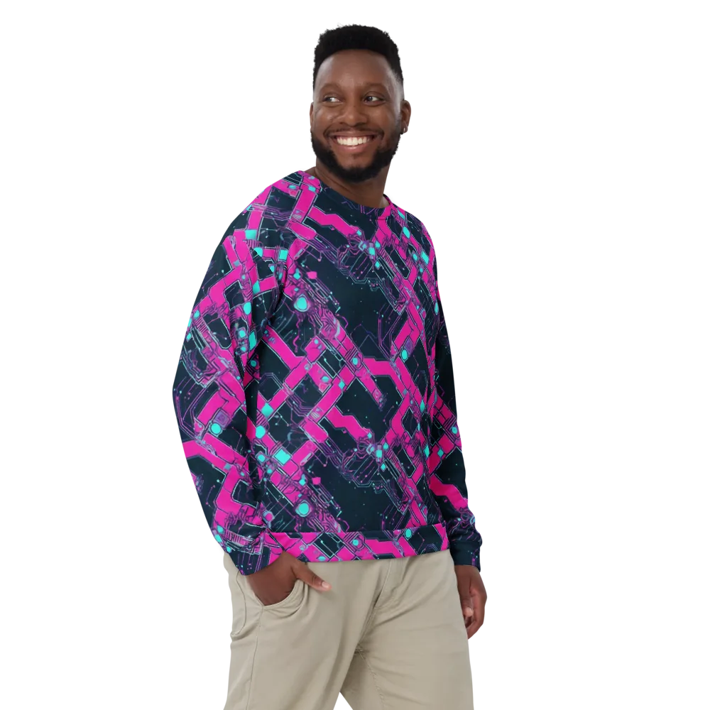 Pink Protocol on Sweatshirt — Front