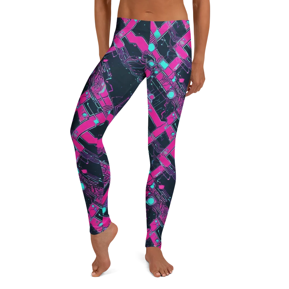 Pink Protocol on Leggings — Front