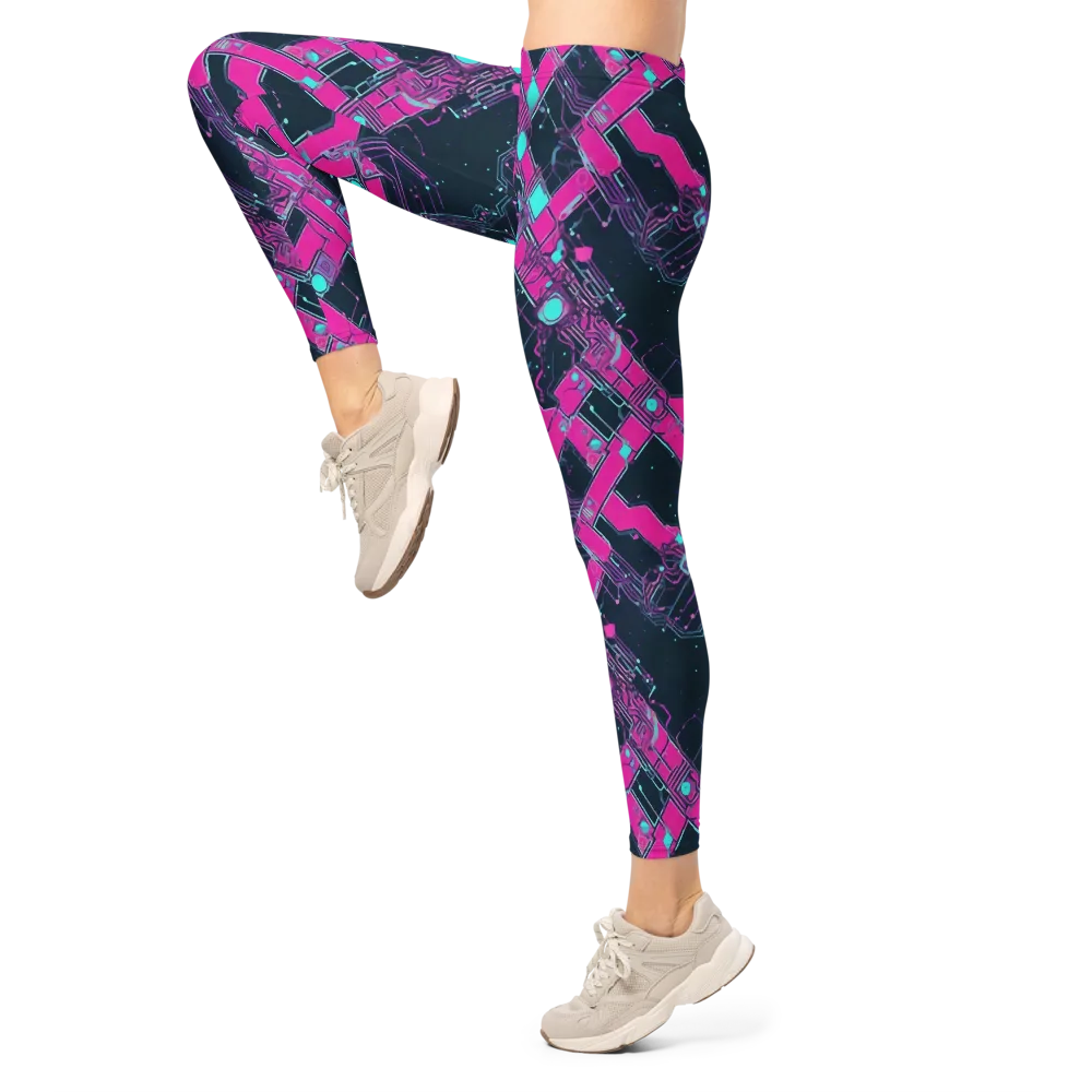 Pink Protocol on Leggings — Left