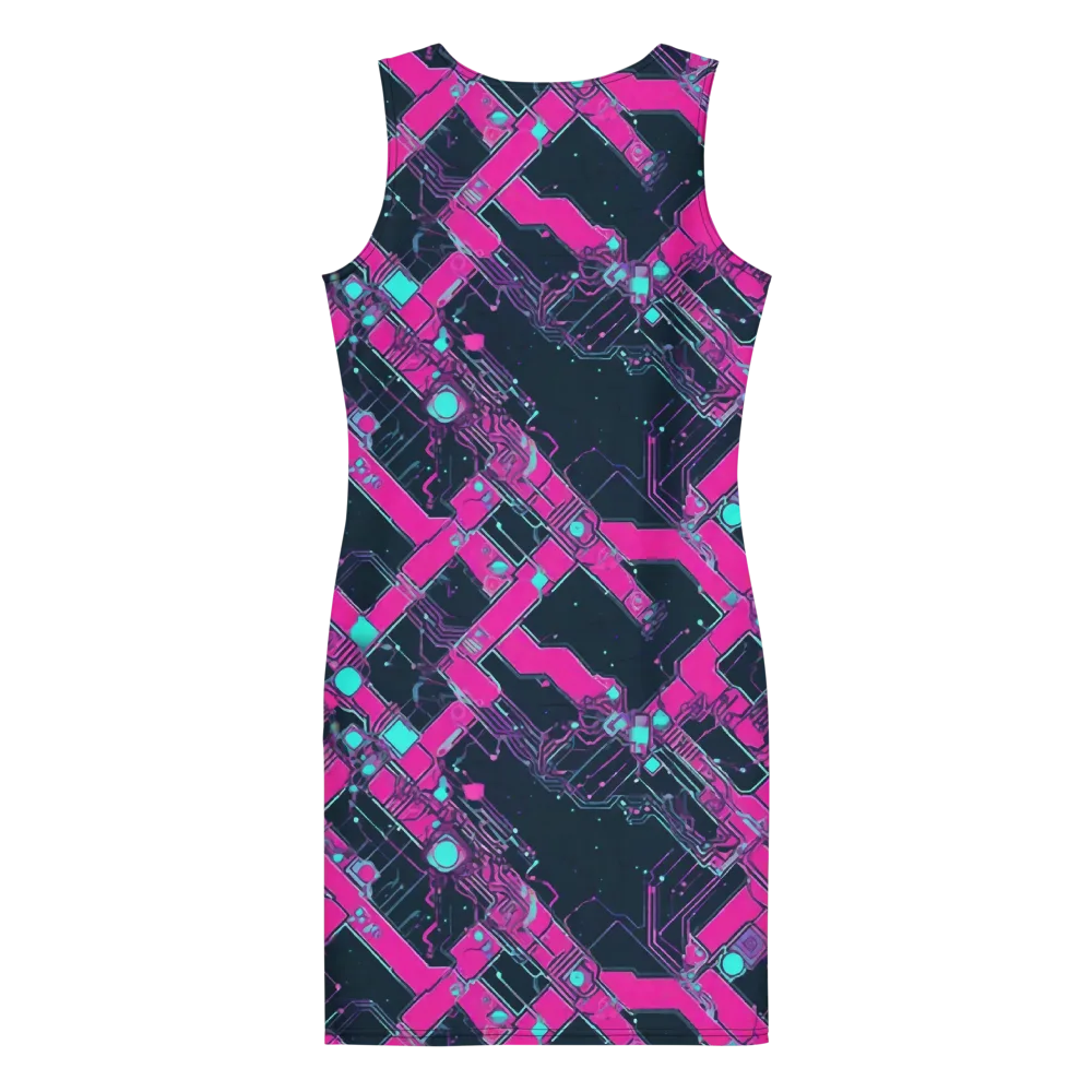 Pink Protocol on Bodycon Dress — Back